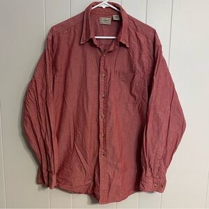 L.L. Bean long sleeve button-down‎ size L